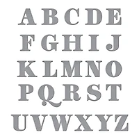 Spellbinders® Be Bold Uppercase Alphabet Etched Dies