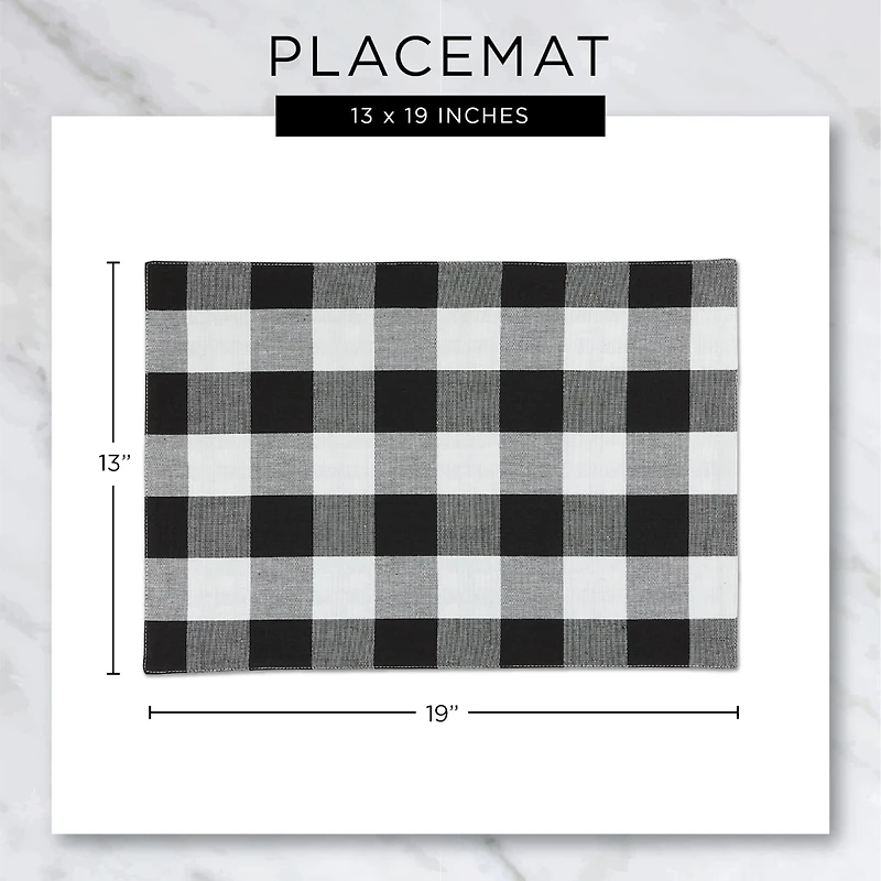 DII® 2-Tone Ribbed Placemats