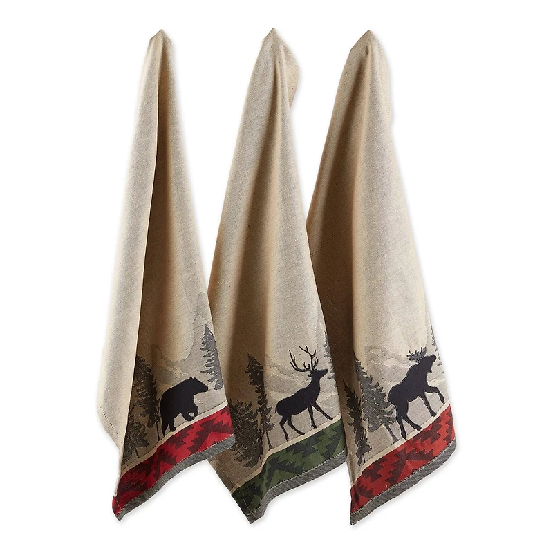 DII® Walk in the Woods Jacquard Dishtowel Set