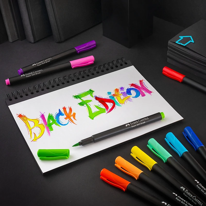 Faber-Castell® Black Edition Felt Tip Brush Pens