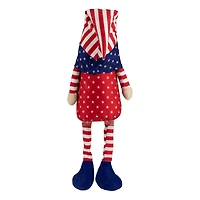 17.7" Sitting Patriotic Boy 4th of July Gnome