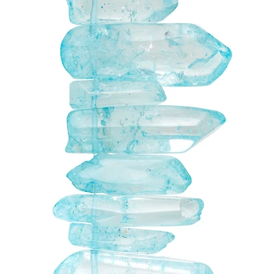 12 Pack: Sedona Light Blue Quartz Nugget Beads by Bead Landing™