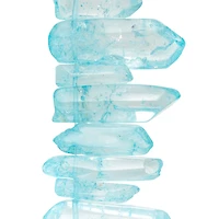 12 Pack: Sedona Light Blue Quartz Nugget Beads by Bead Landing™