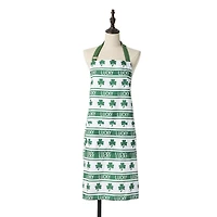 Glitzhome® 31.25" St. Patrick's Shamrocks Apron