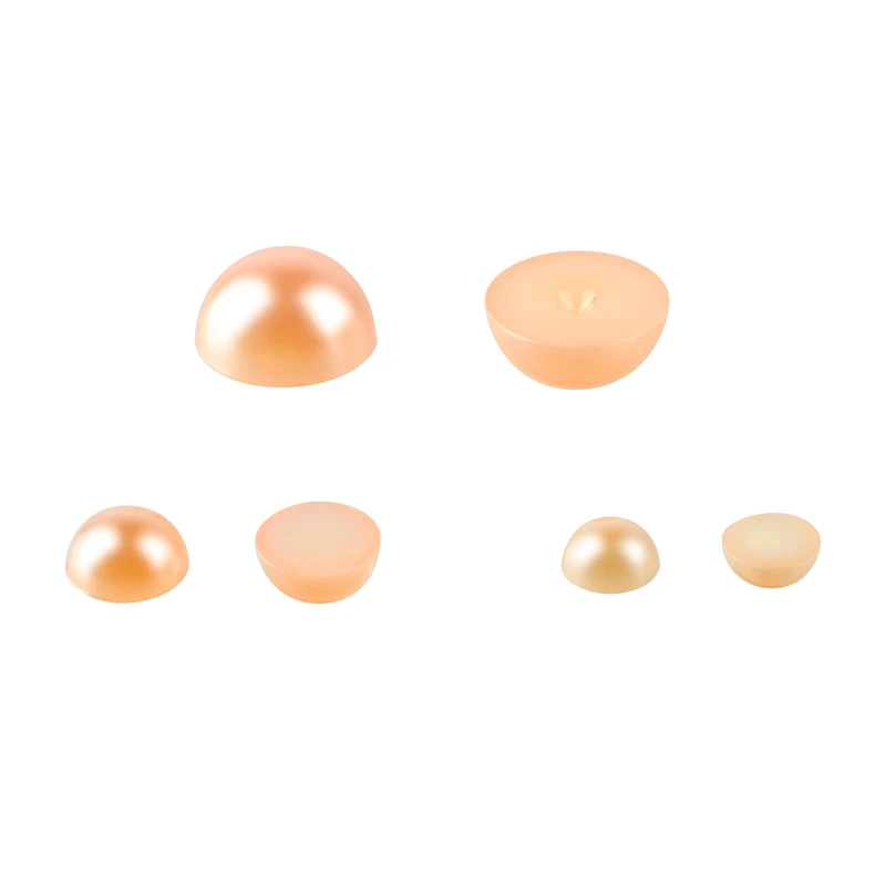 Apricot Round Plastic Flatback Pearl Mix, 5,100ct. by Bead Landing™