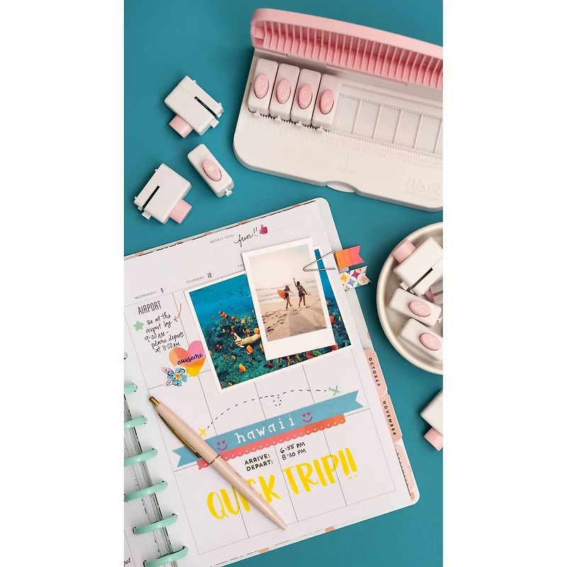 We R Memory Keepers Lowercase Word Punch Board