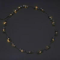 18ct. Warm White LED Black Bat Icon String Lights by Ashland®