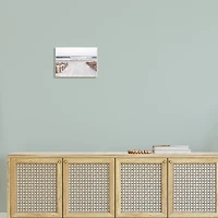 Stupell Industries Beach Wave Shoreline Foggy Horizon Wall Plaque Art