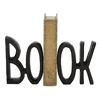 7" Black Book Aluminum Industrial Bookends