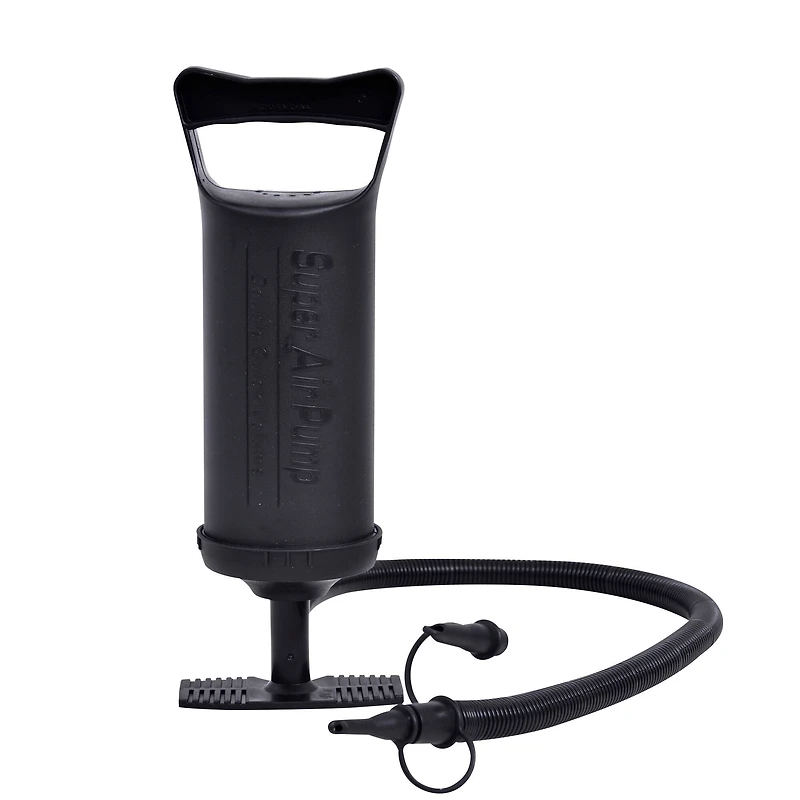 12" Black Portable Double Action Super Air Pump