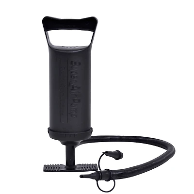 12" Black Portable Double Action Super Air Pump