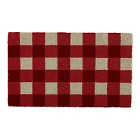DII® Red & White Buffalo Check Doormat