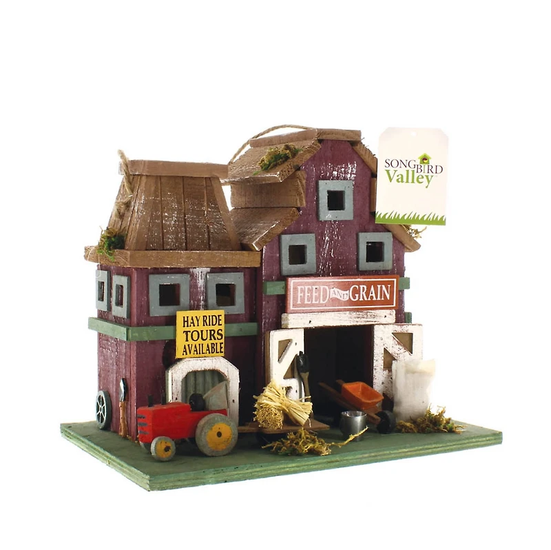 10.25" Rustic Farmstead Birdhouse