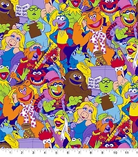 Disney® Muppets Packed Cotton Fabric