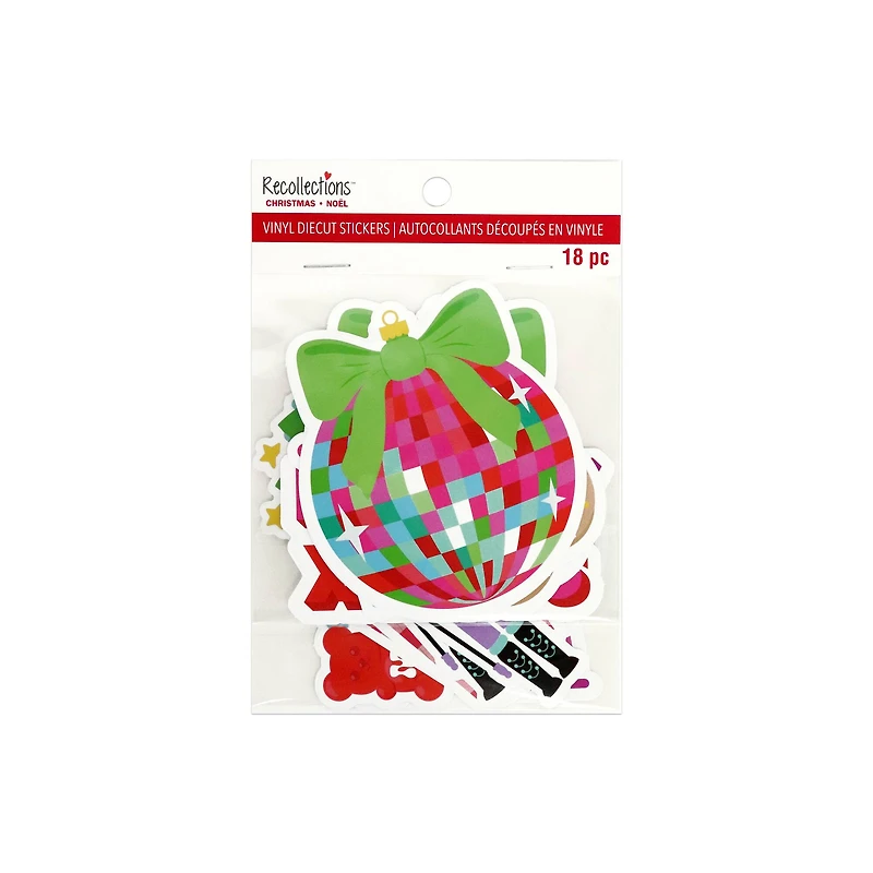 Merry Xmas Vinyl Die-Cut Stickers by Recollections™