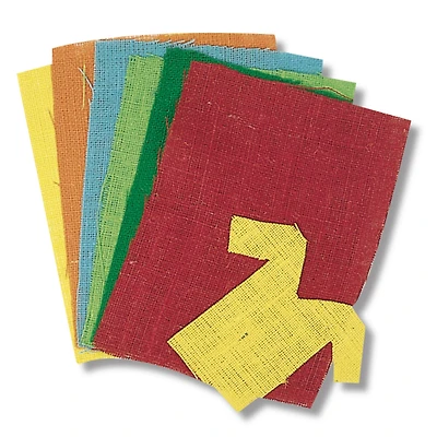 Pacon® Colorful Burlap Sheets, 12" x 18"
