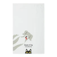 Beware Of Dog & Cat Dishtowel (Set of 3)