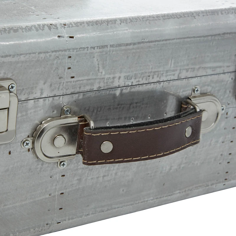 Silver Wood & Metal Farmhouse Box Set