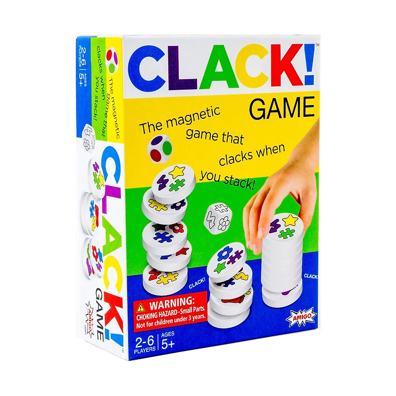 Clack!™ Magnetic Stacking Game