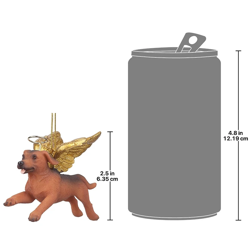 Design Toscano Honor the Pooch Dachshund Angel Ornament