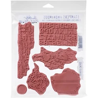 Stampers Anonymous Tim Holtz® Grunged Cling Stamps