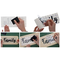 Leisure Arts® Vinyl Matte Black Welcome Decal