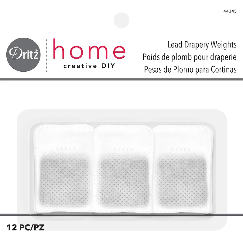 Dritz® Home Covered Lead Drapery Weights, 12ct.