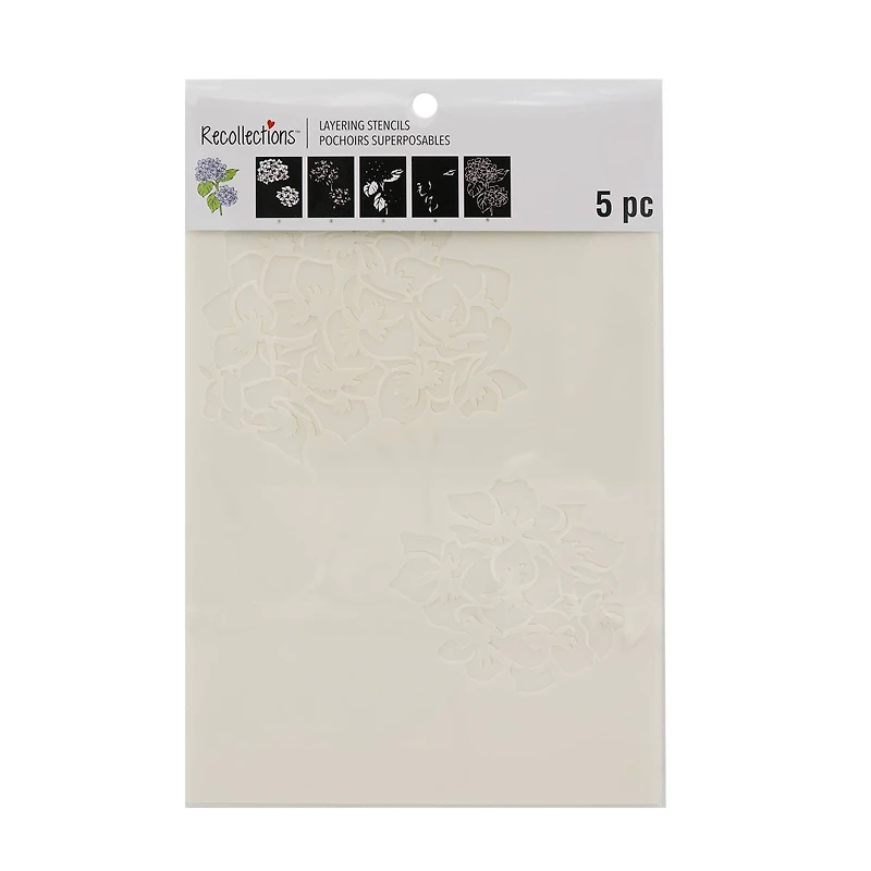 Hydrangeas Layering Stencils by Recollections™