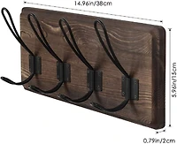NEX™ Wall-Mounted 8-Hook Coat Rack