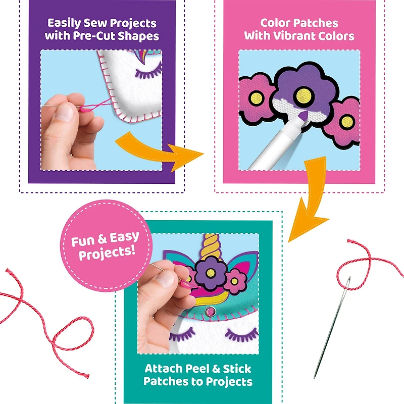ArtSkills® Sew & Stitch Sewing Kit for Kids