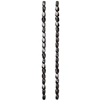 Silver Hematite Magnetic Twist Beads, 8mm by Bead Landing™