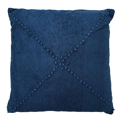 American Art Décor™ Handwoven Blue Boho Moroccan Decorative Throw Pillow