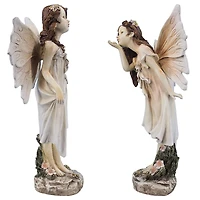 Design Toscano 13.5" Wildflower Meadows Fairies Garden Statues Set