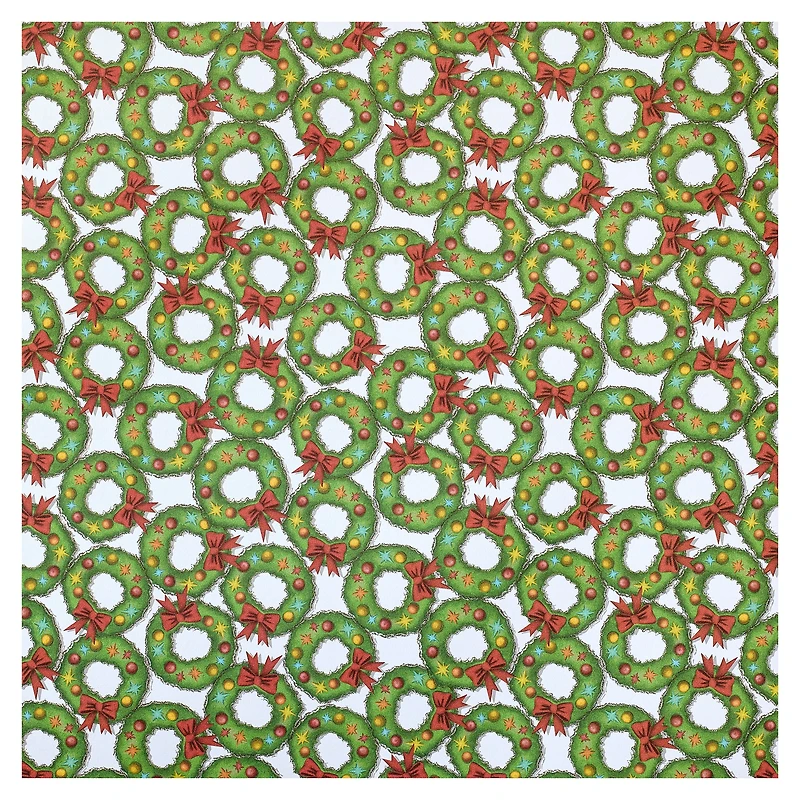 Candy Cane & Wreath Paper by Recollections™, 12" x 12"