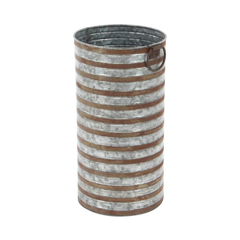 Metallic Farmhouse Planter Set 20" & 16"