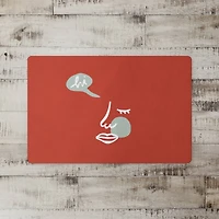 Hi Abstract Figure Floor Mat