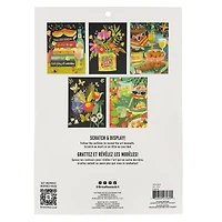 Brea Reese™ 9" x 12" Garden Vacation Scratch Art Paper Pad