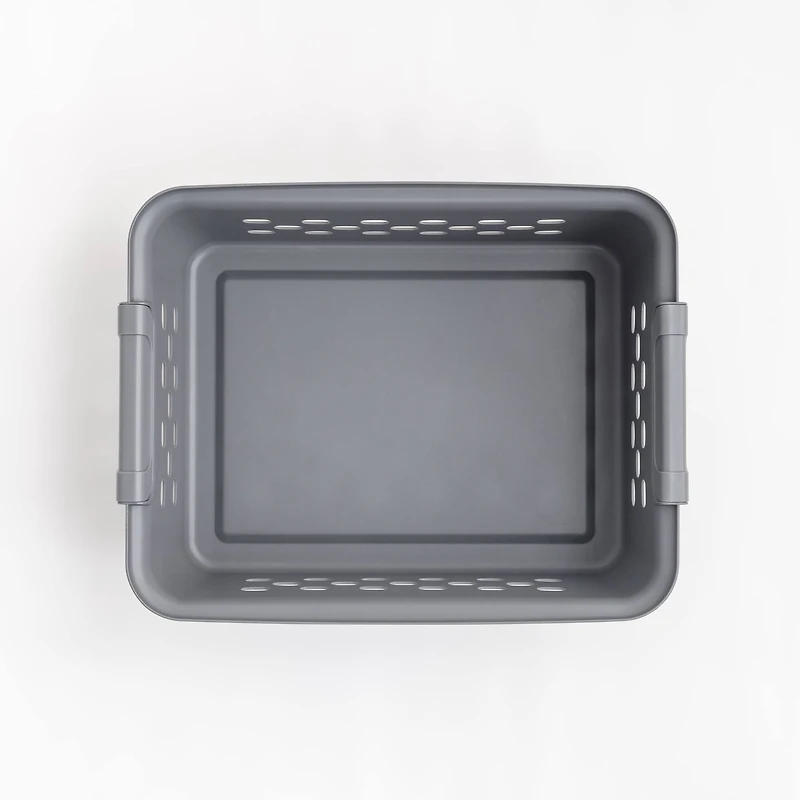 IRIS Gray Small Organizer Storage Basket, 10ct.