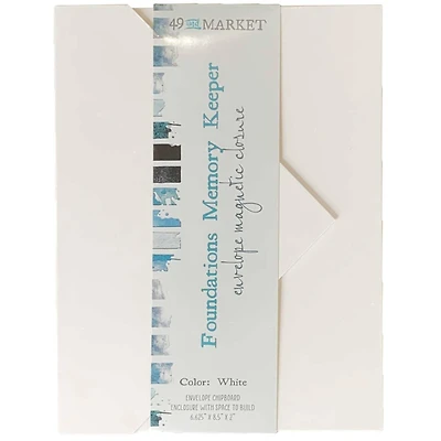 49 And Market Foundations White Memory Keeper Envelope
