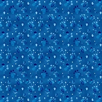 Fabric Editions Blue Good Boy Cotton Fabric