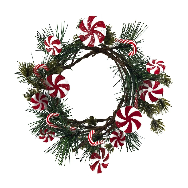 5ft. Peppermint & Pine Coiled Garland by Ashland®