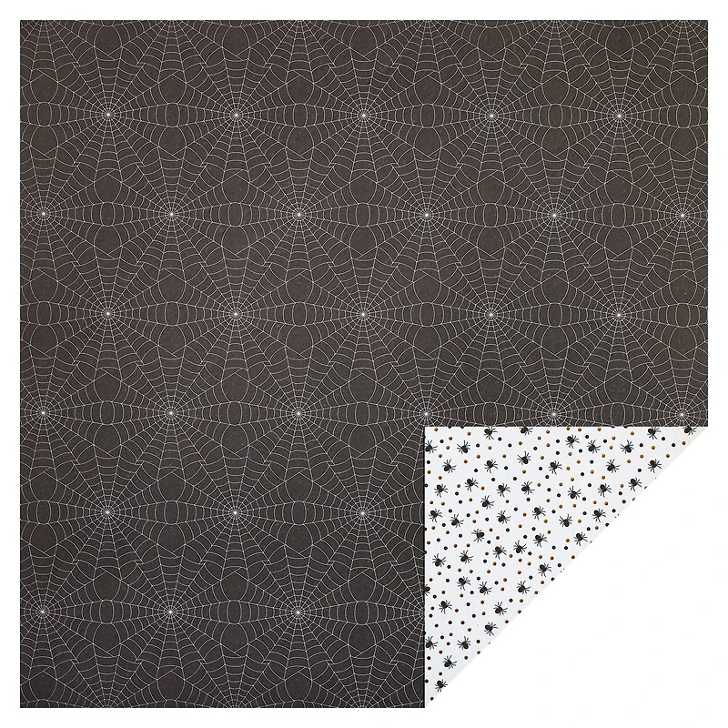 Halloween Spiders Double-Sided Paper by Recollections™, 12" x 12"