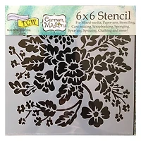 The Crafter's Workshop Growing Wild Stencil, 6'' x 6''