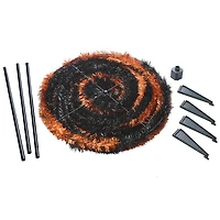 7.5ft. Unlit Orange & Black Pop-Up Artificial Halloween Tree