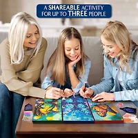 ArtSkills® Brilliant Art Enchanted Butterflies Stretched Canvas Diamond Painting Kit