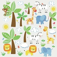 RoomMates Jungle Friends Peel & Stick Wall Decals