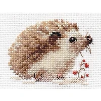 Alisa Hedgehog Cross Stitch Kit