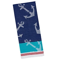 DII® Anchors Away Jacquard Dishtowels, 2ct.