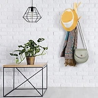 NEX™ 4-Hook Natural Wood Wall Mounted Tree Branch Coat Rack