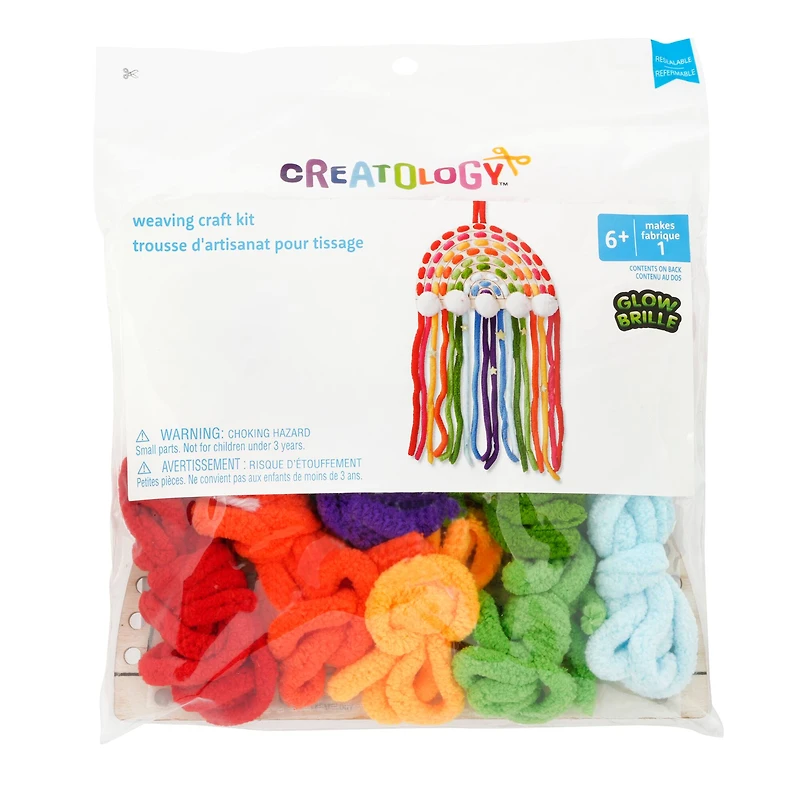 Rainbow Wood Weaving Craft Kit by Creatology™
